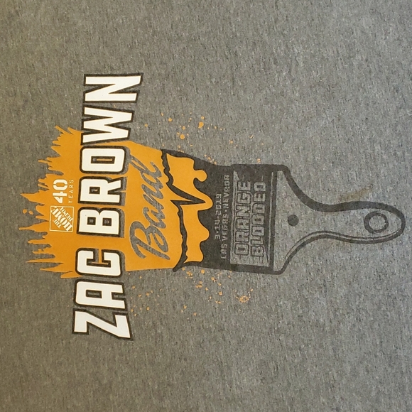 Zac Brown 2019 Concert Tee Shirt GUC - Picture 3 of 5